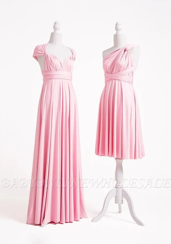Blush Pink Multiway Infinity Dress - Image 3