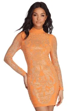 Windsor. Imani Get Your Attention Mini Dress