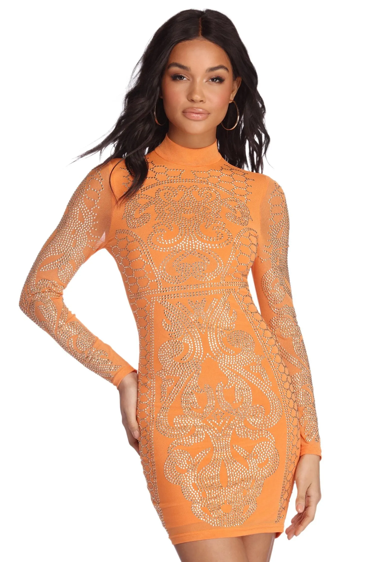 Windsor. Imani Get Your Attention Mini Dress