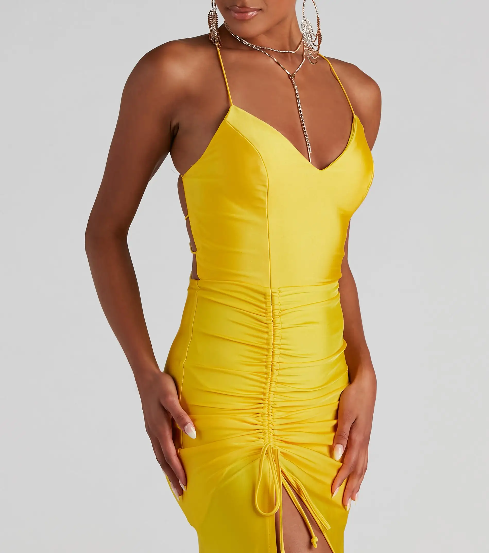 Windsor. Whitney Formal High-Slit Mermaid Dress - Image 18