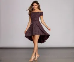 Windsor. Total Twirl Glitter Skater Dress