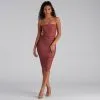 Windsor. Fab And Flirty Mesh Midi Dress