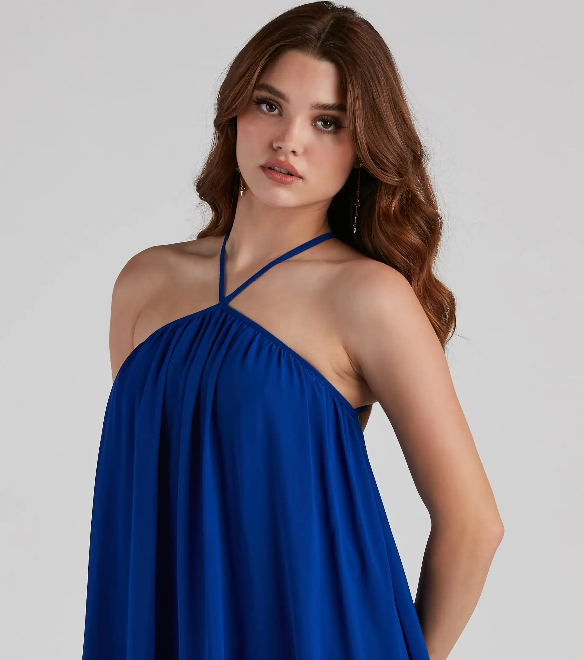 Windsor. Palisades Beauty Chiffon A-Line Dress - Image 4
