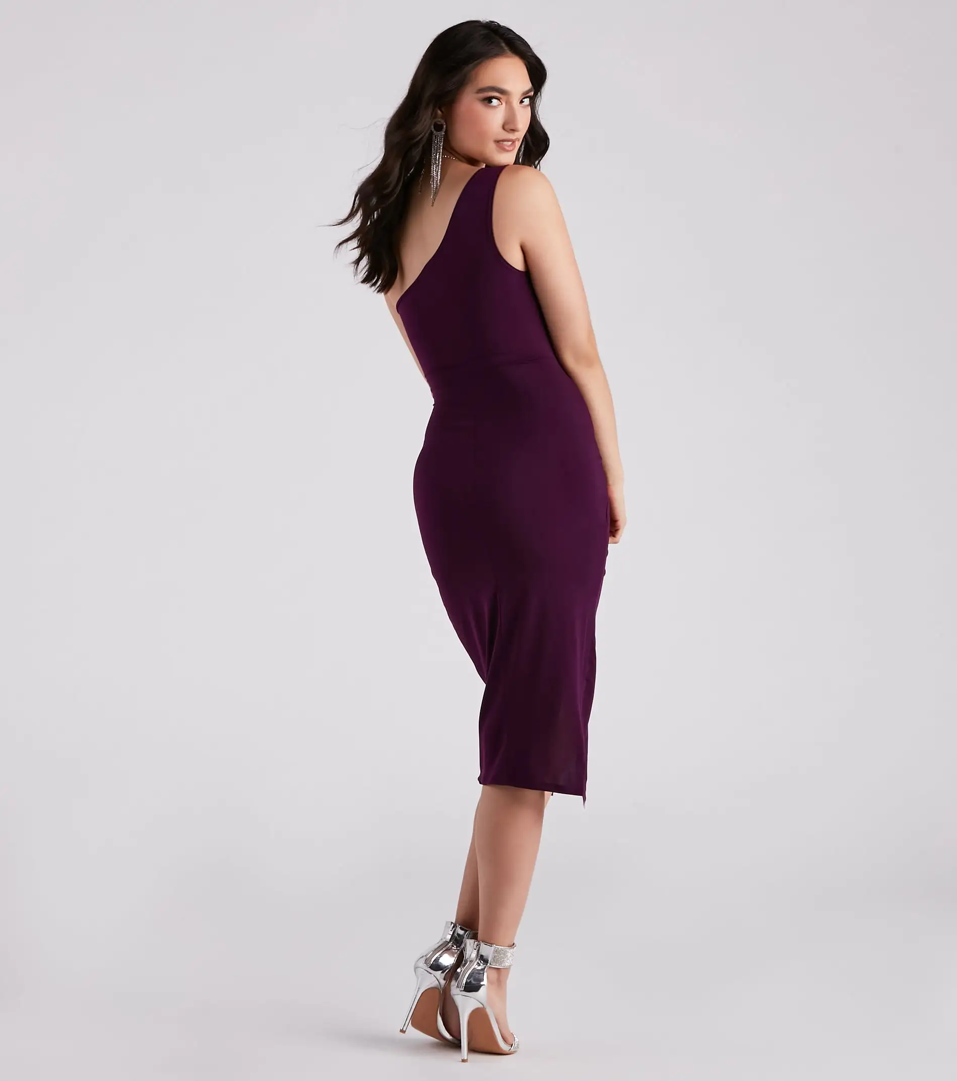 Windsor. The One For You Slit Midi Dress - Image 6