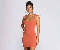 Windsor. On Knit Mini Dress