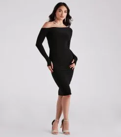 Windsor. Time To Slay Bodycon Midi Dress