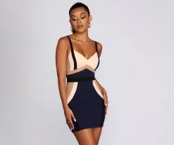 Windsor. Modernist Mini Crepe Tank Dress