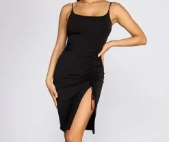 Windsor. My Way Ruched Mini Dress