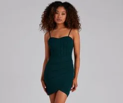Windsor. Chic Beauty Corset Mini Dress
