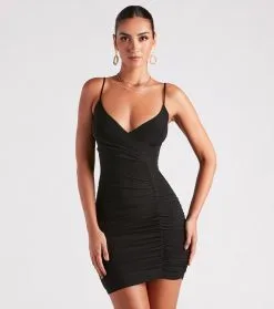 Windsor. Make Your Move V-Neck Mini Dress