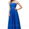 HAVEN | A-line Strapless Floor-length Lace-up Bridesmaid Dresses With Applique