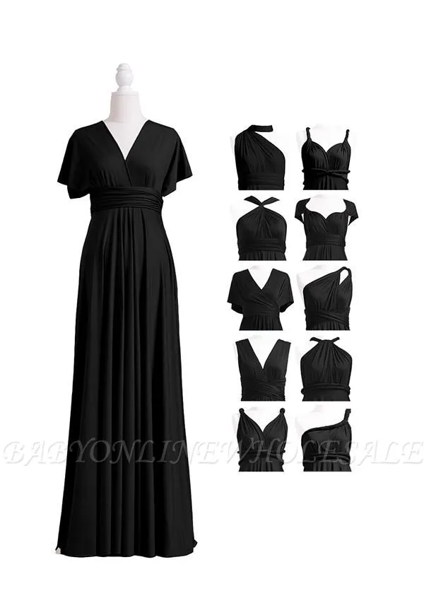Black Multiway Infinity Dress - Image 4