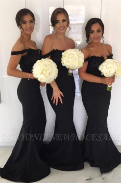 New Affordable Maid Of Honor Dresses | Off-the-Shoulder Hottest Bridesmaids Dresses