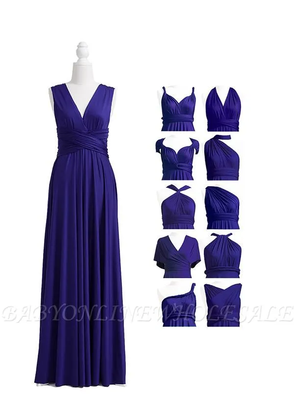 Midnight Blue Multiway Infinity Dress - Image 4