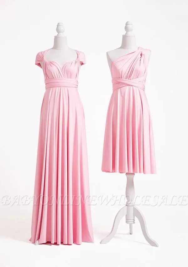 Blush Pink Multiway Infinity Dress - Image 2