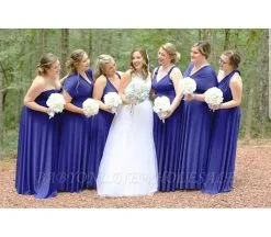 Royal Blue Infinity Bridesmaid Dress In 53 Colors
