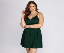 Windsor. Plus Lace Appeal Skater Dress