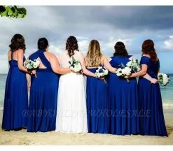 Short Plus Size Infinity Bridesmaid Wrap Dress