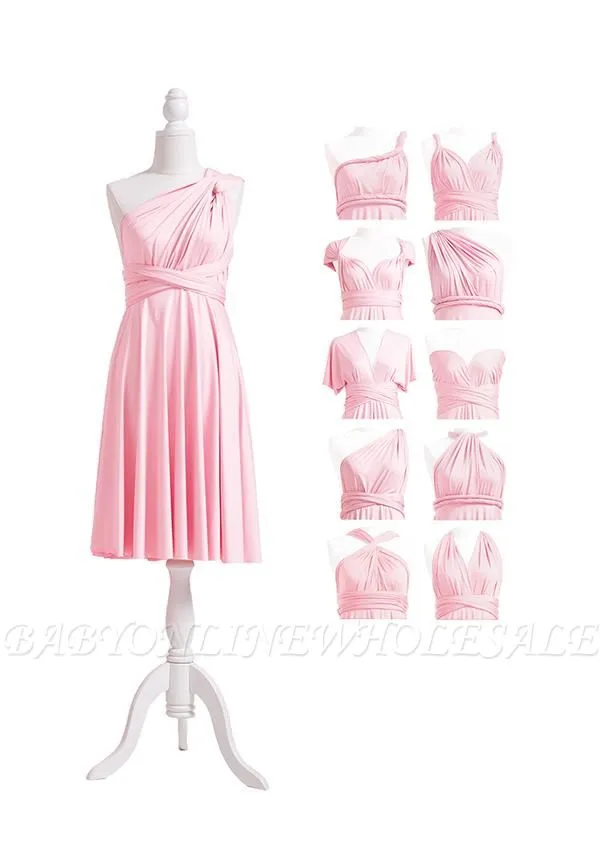 Blush Pink Multiway Infinity Dress - Image 5