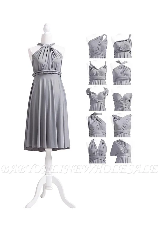 Grey Multiway Infinity Dress - Image 5