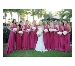 Magenta Infinity Bridesmaid Dress In 53 Colors