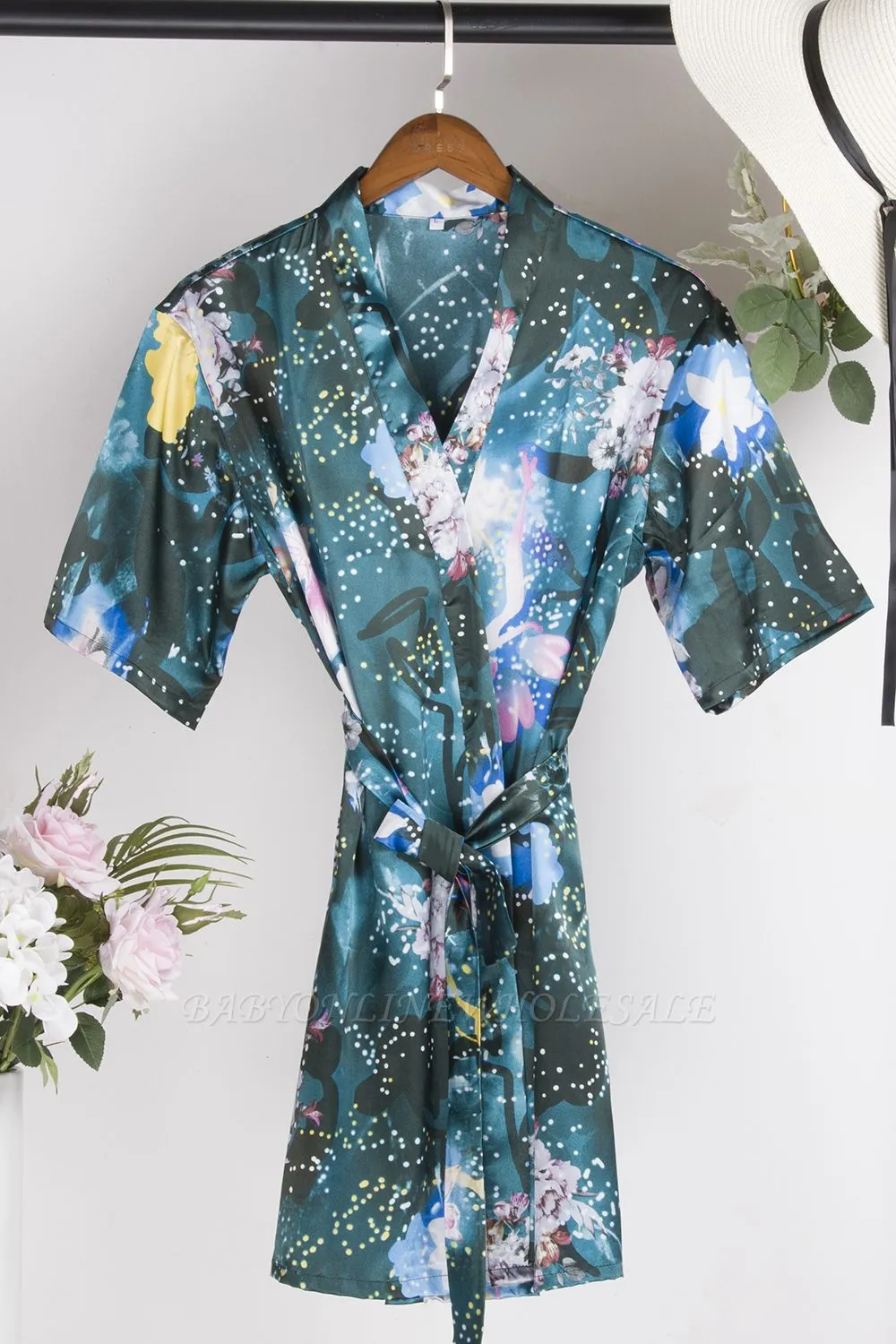 Bridesmaid Cotton Lace Robes For Your Bridal Party Bride Lace Robes Getting Ready Robes - Image 3
