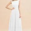 Madge | Exquisite Scoop Sleeveless Bridesmaid Dress