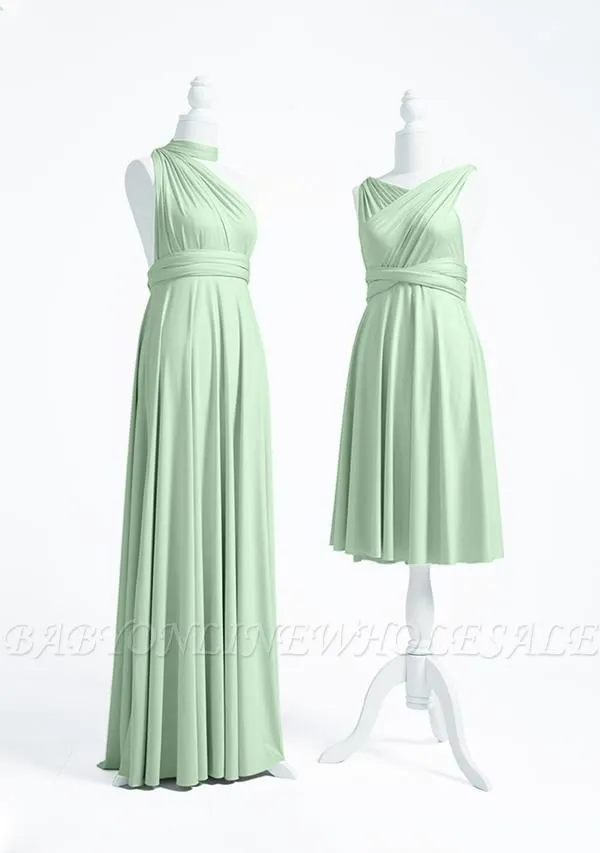 Sage Green Multiway Infinity Dress - Image 3