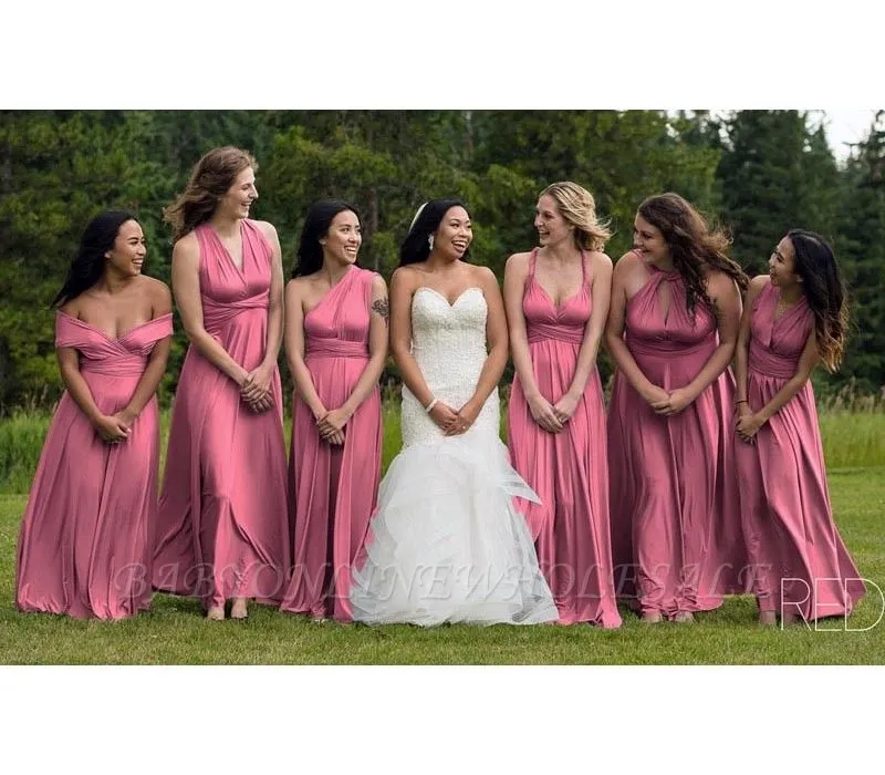 Antique Rose Bridesmaid Infinity Dress Antique Rose Convertible Dress