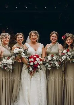 Taupe Multiway Convertible Infinity Dress