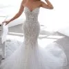 Simple Summer Style White Sweetheart Mermaid Lace Wedding Dress Online