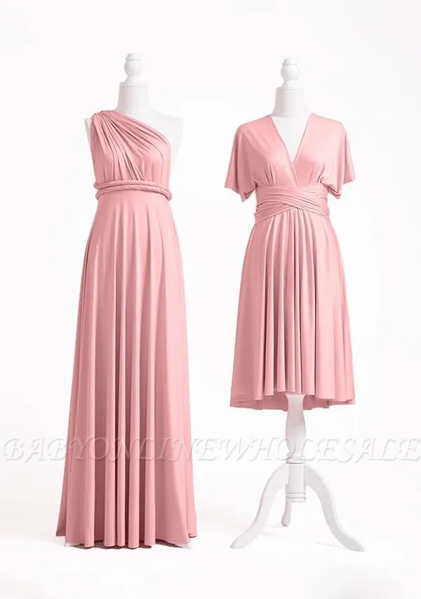 Dusty Rose Multiway Infinity Dress - Image 2