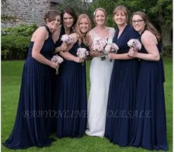 Navy Infinity Bridesmaid Dress In 53 Colors