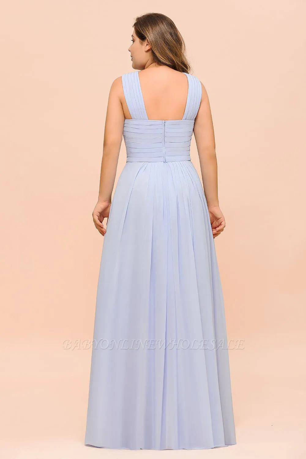 Cross Straps Aline Evening Swing Dress Sleeveless Special Occasion Dress - Image 2