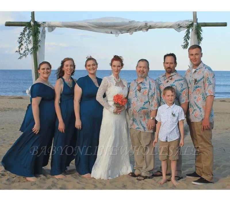 Teal Green Infinity Bridesmaid Dress In 53 Colors - Image 5