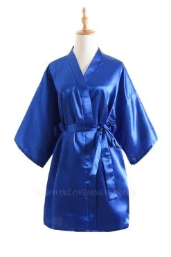 Bride Bridesmaid Strech With Short Robes