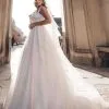 Charming Straps Off The Shoulder Floor Length A-Line Wedding Dress