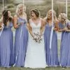 Dusty Blue Infinity Bridesmaid Dress In 53 Colors