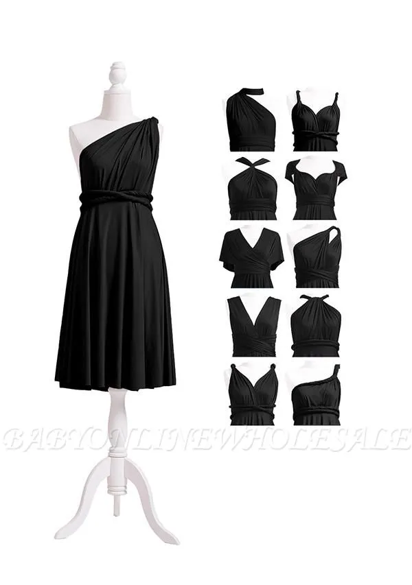 Black Multiway Infinity Dress - Image 5