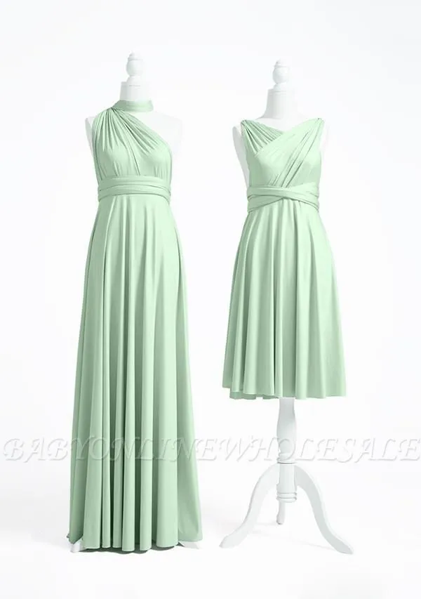 Sage Green Multiway Infinity Dress - Image 2