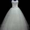 Sequin Ball Gown Sleeveless Floor-Length Beading Tulle Halter Wedding Dresses