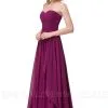 HARLEY | Sexy A-line Sweetheart Floor-length Chiffon Ruffle Bridesmaid Dresses