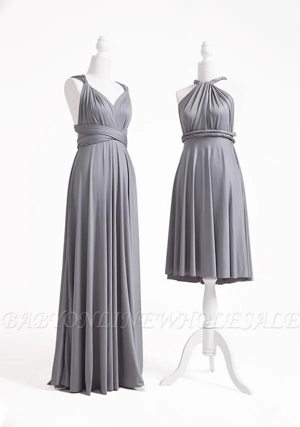 Grey Multiway Infinity Dress - Image 3