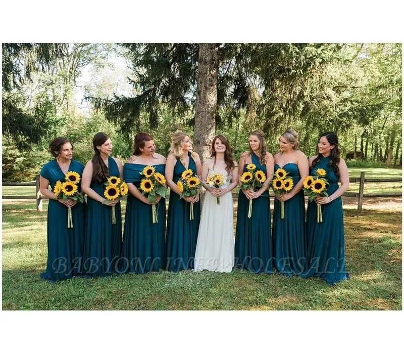 Teal Green Infinity Bridesmaid Dress In 53 Colors