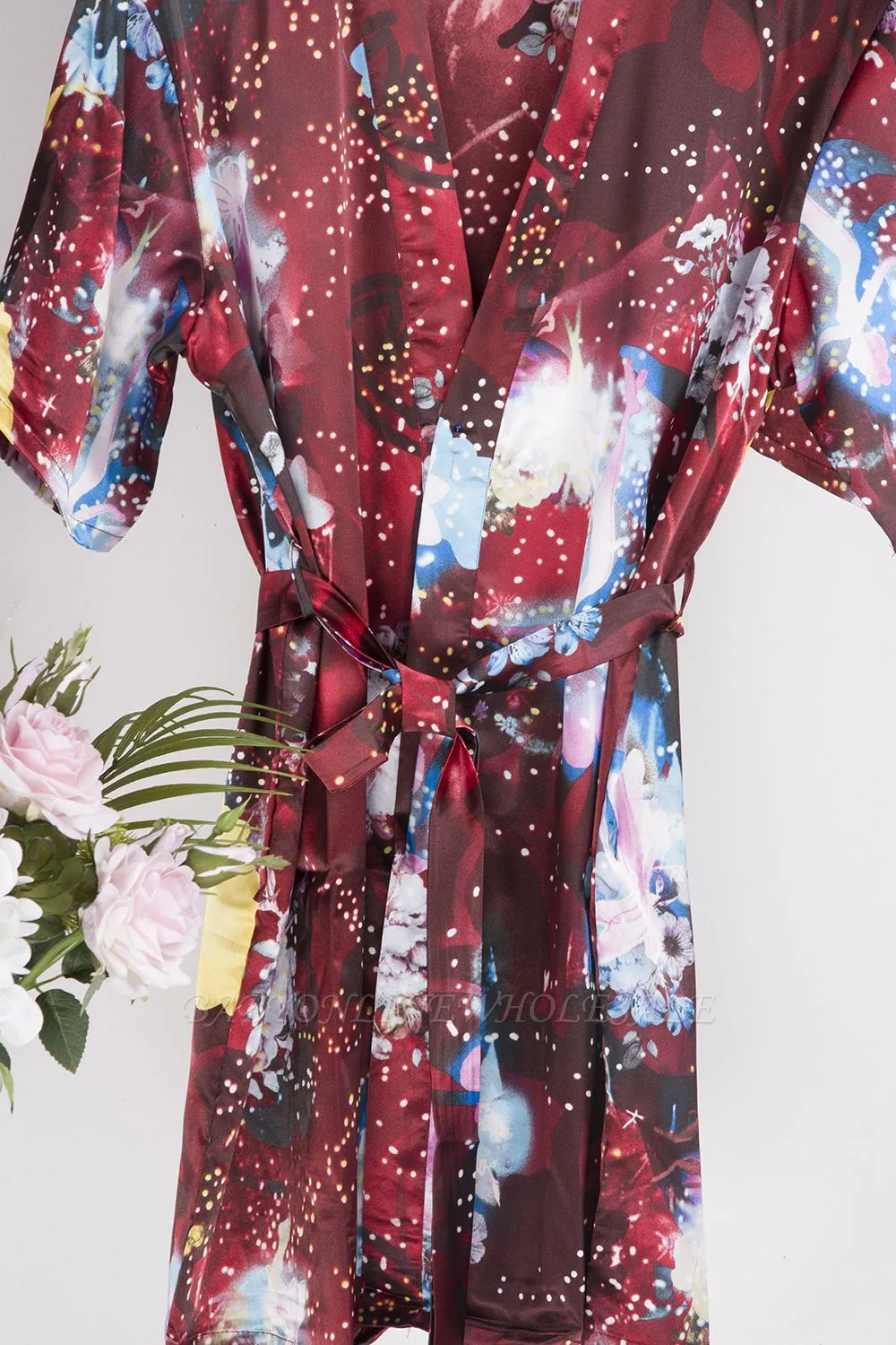 Bridesmaid Cotton Lace Robes For Your Bridal Party Bride Lace Robes Getting Ready Robes - Image 6